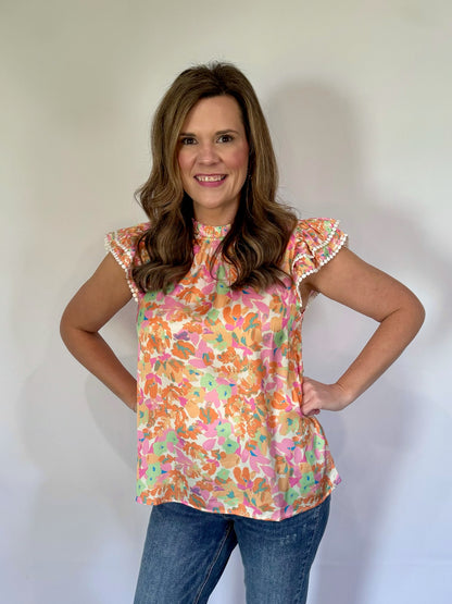 Pastel Floral Top