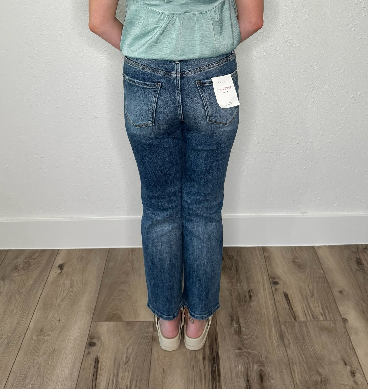 Ella Crop Blue Jean