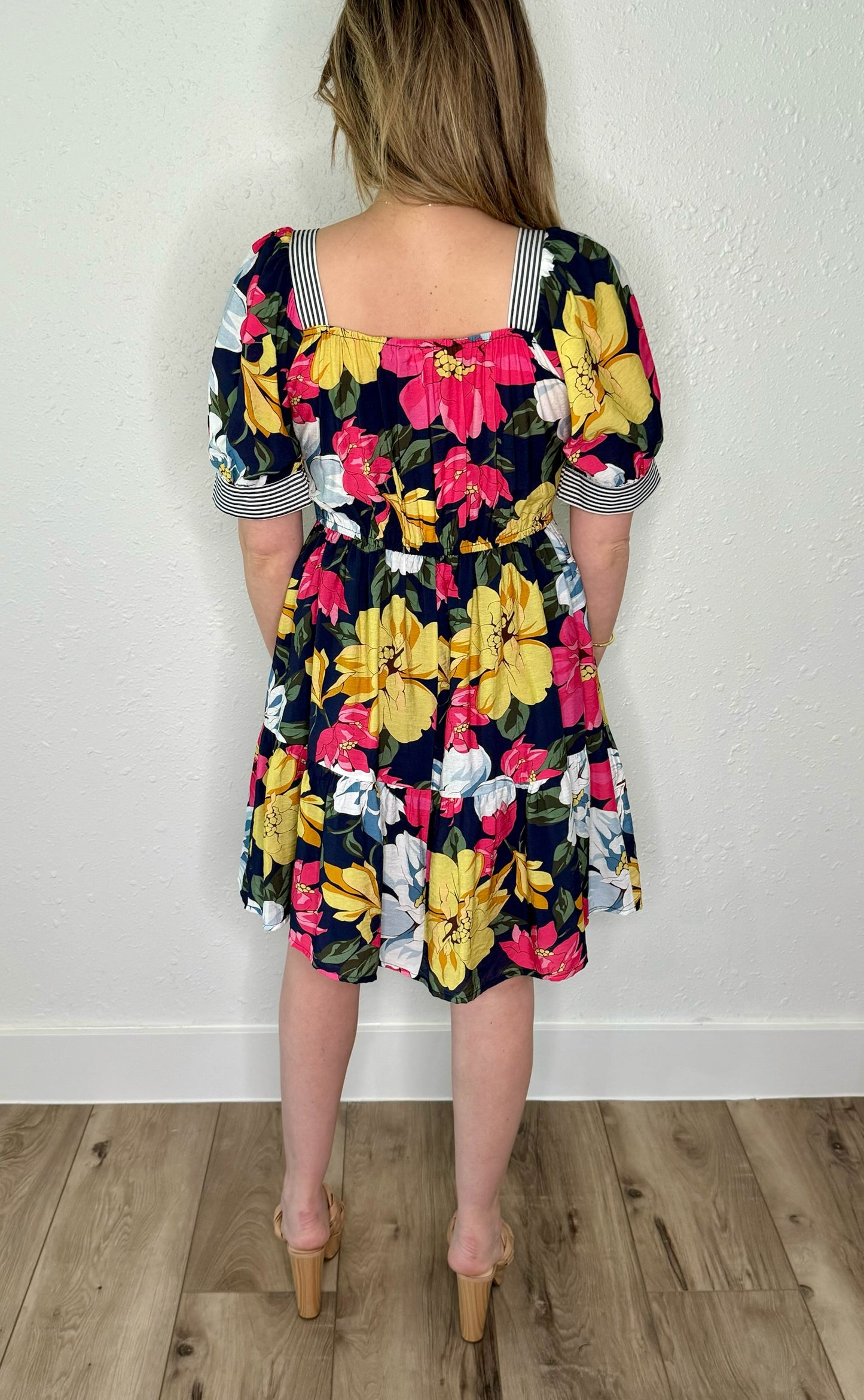 Sweetheart Floral Dress