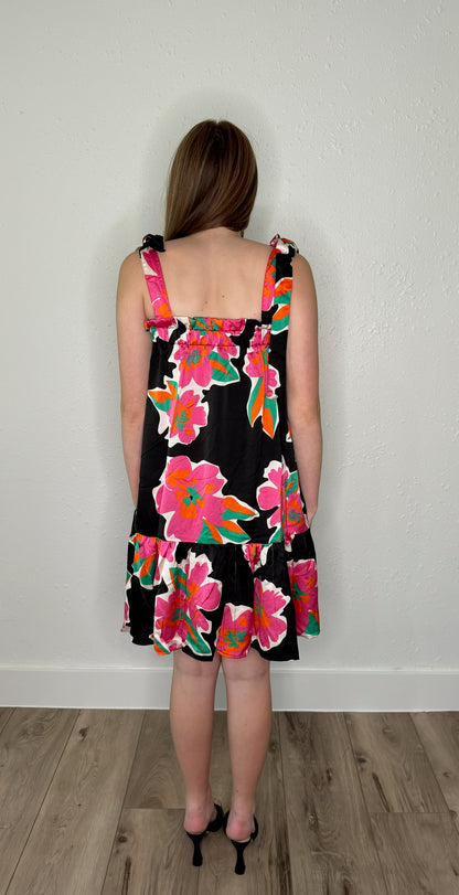 Silk Flowers Dress