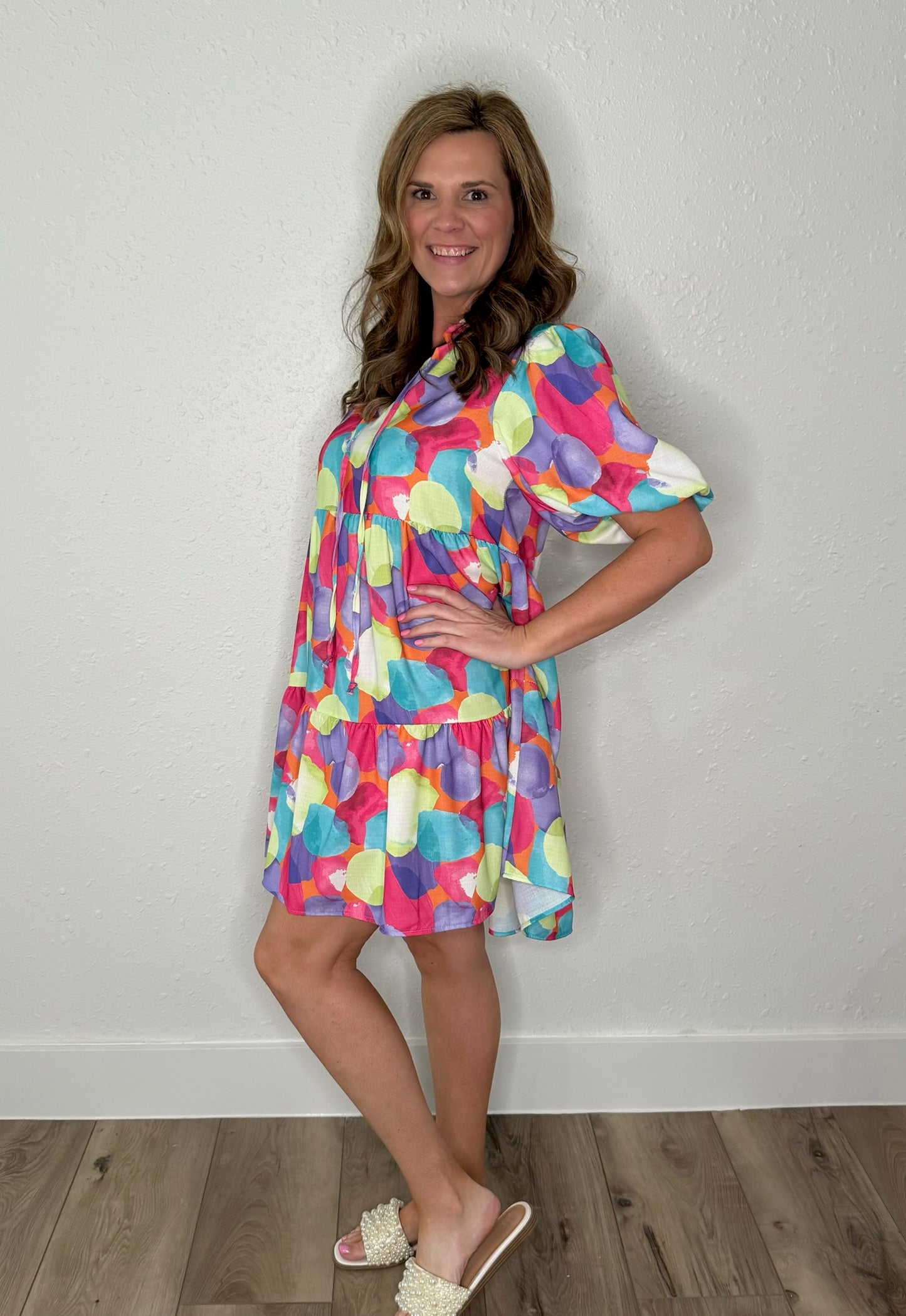 Bubbles Ruffle Dress