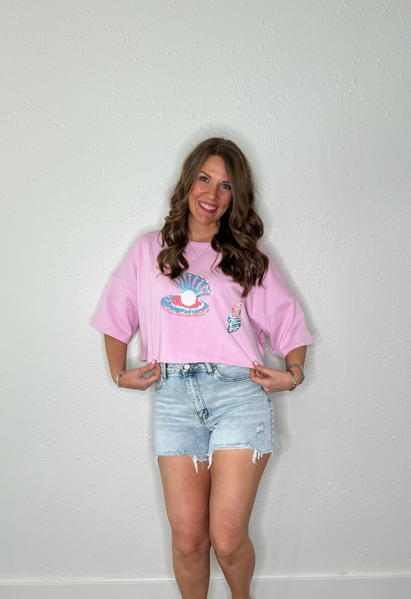 Seashell Cropped Tee