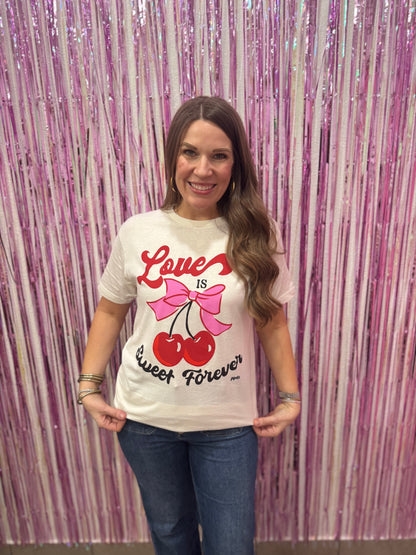 Love is Sweet Cherry Tee