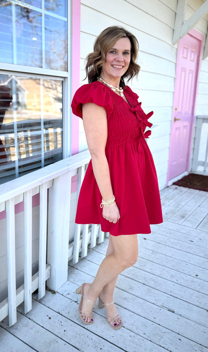 Berry Bow Dress