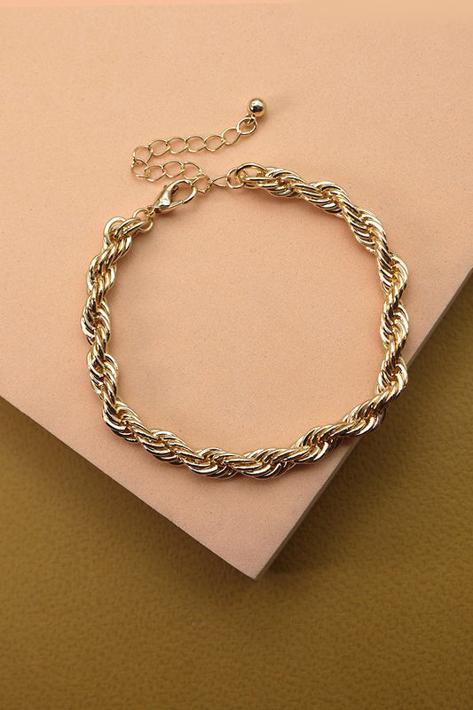 Classic Rope Chain Bracelet