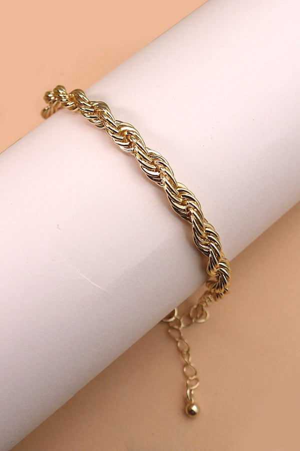 Classic Rope Chain Bracelet