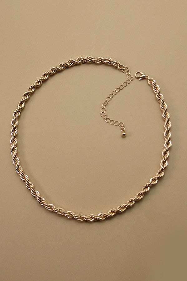 Classic Rope Chain Necklace