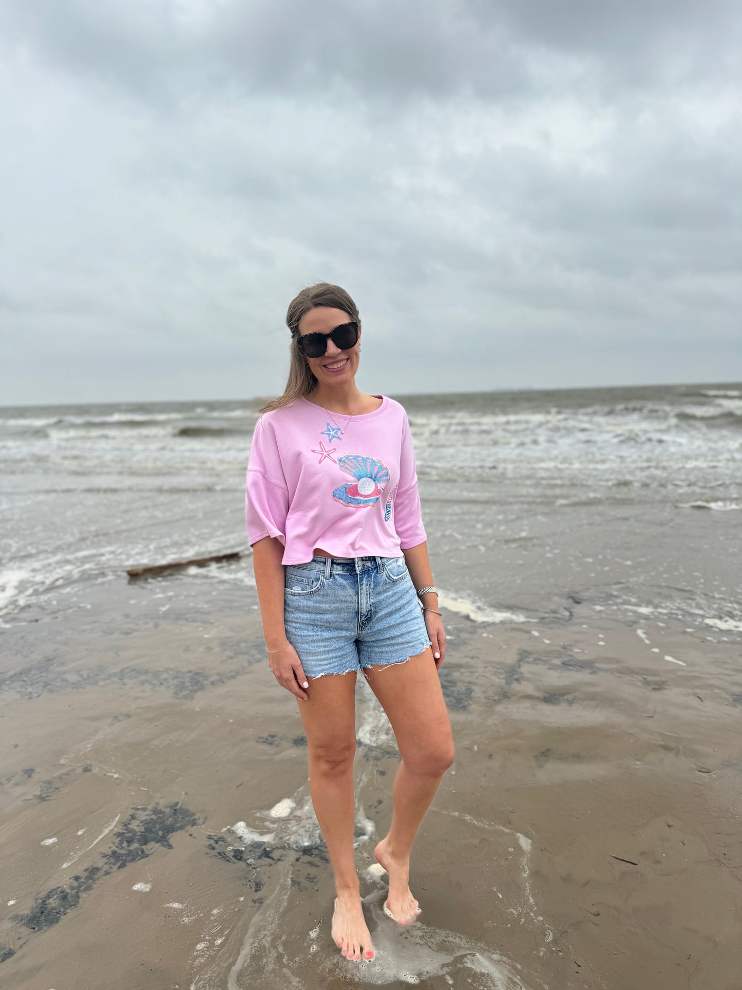 Seashell Cropped Tee