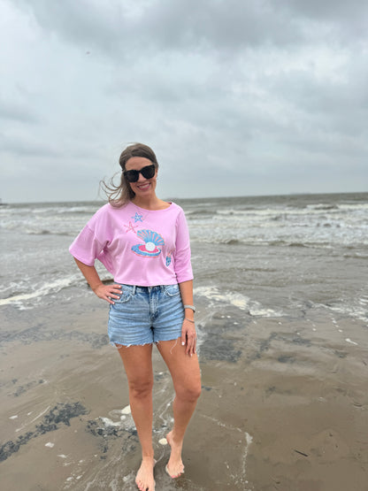 Seashell Cropped Tee