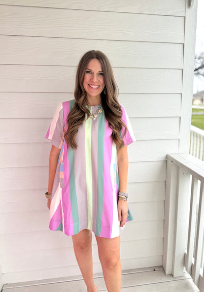 Pastel Cutie Mini Dress