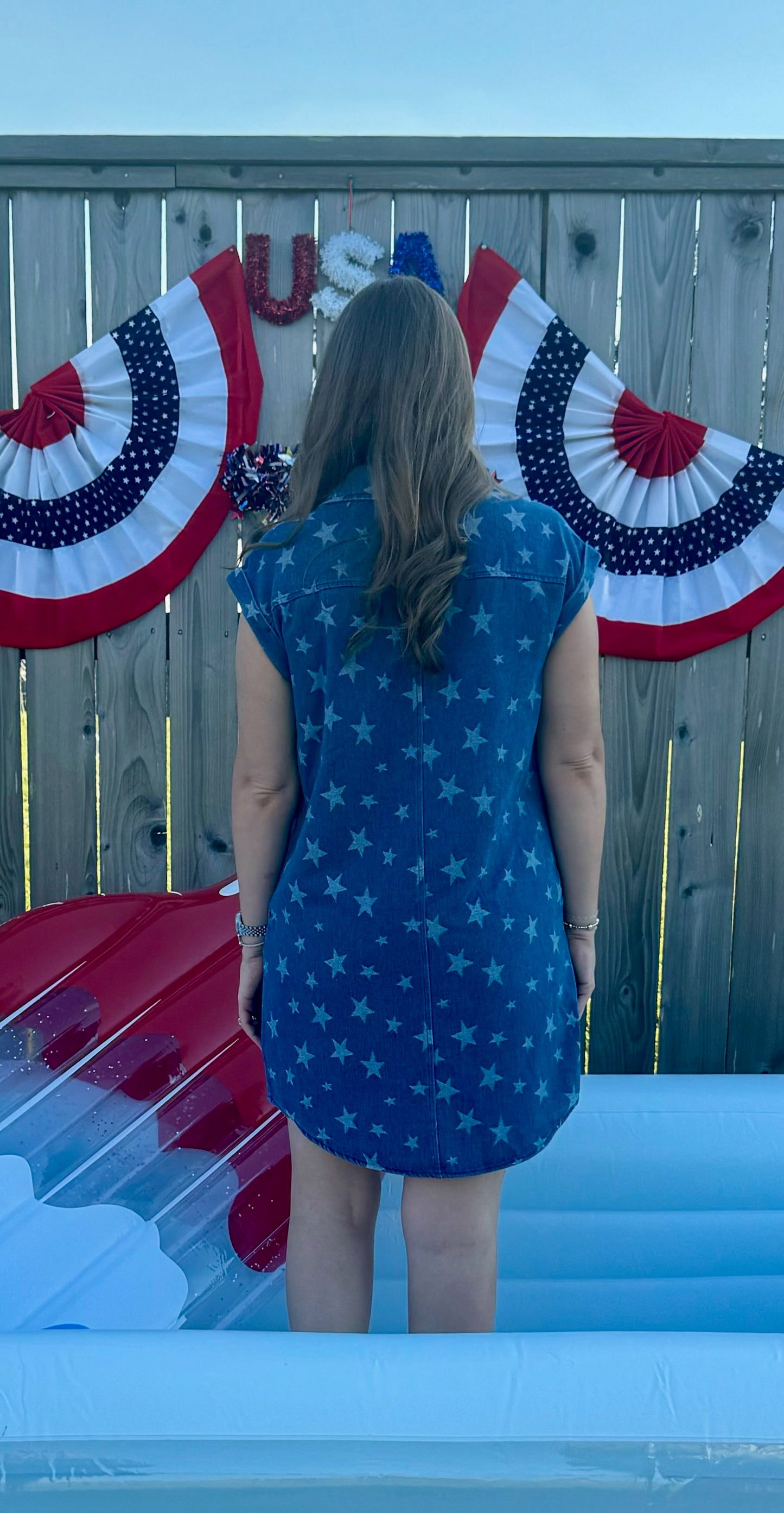 Blue Jean Star Dress