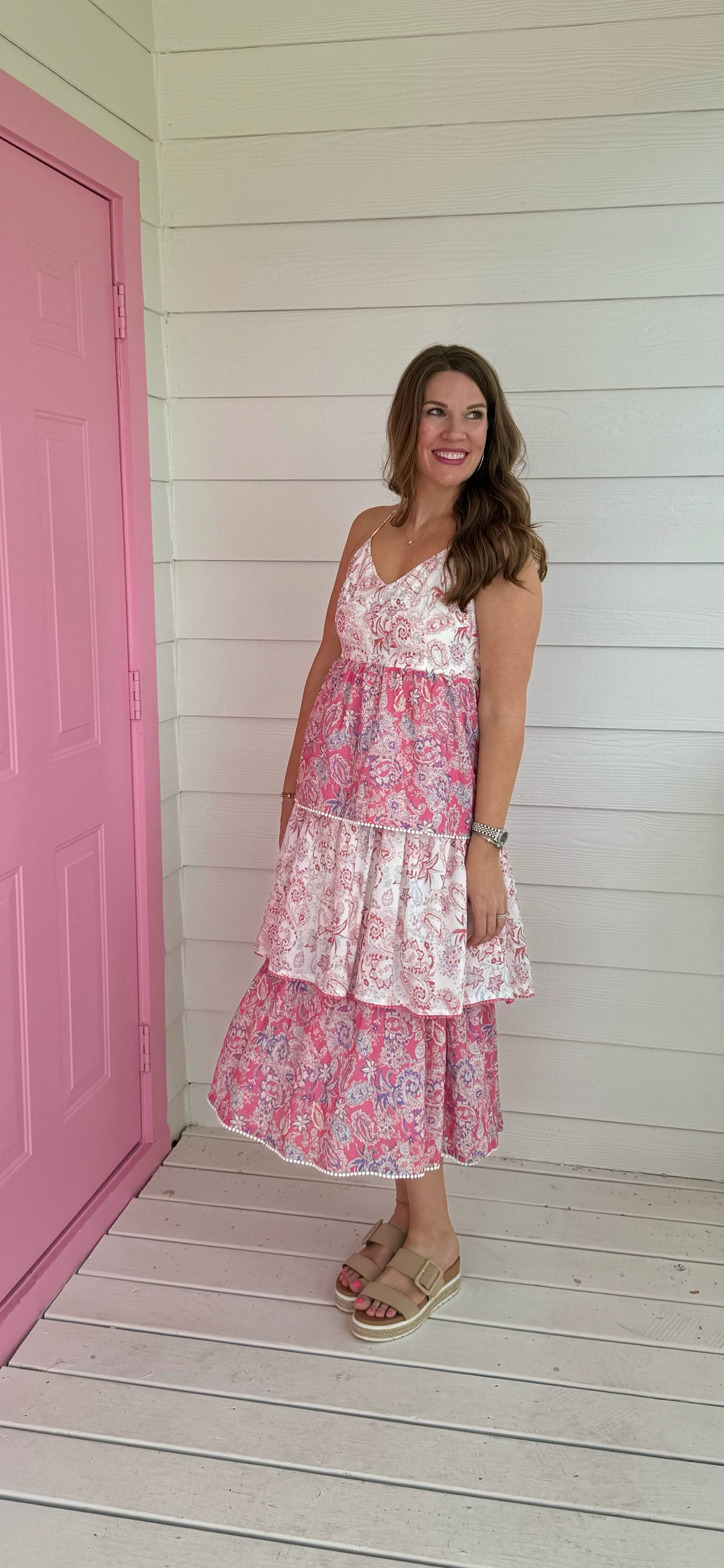 Pilar Tiered Ruffle Dress