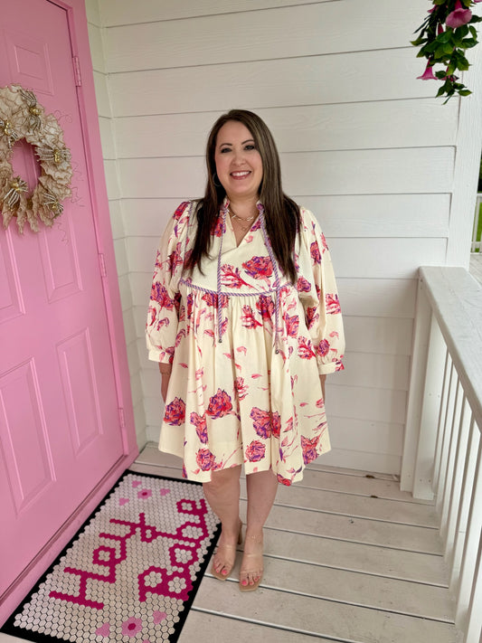 The Maddie Floral Dress Plus