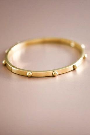 Gold Dots Bangle