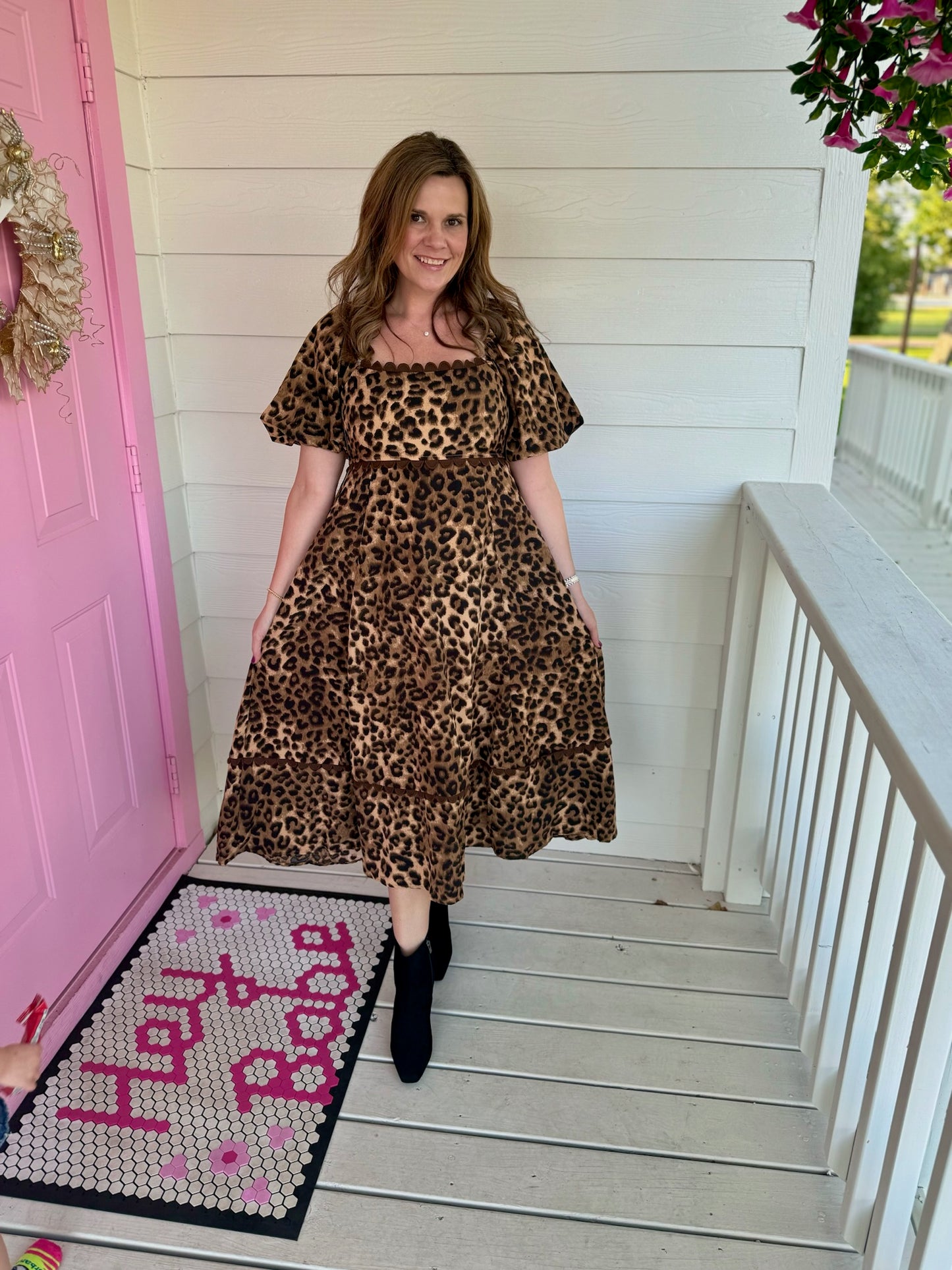 Leopard Midi Dress