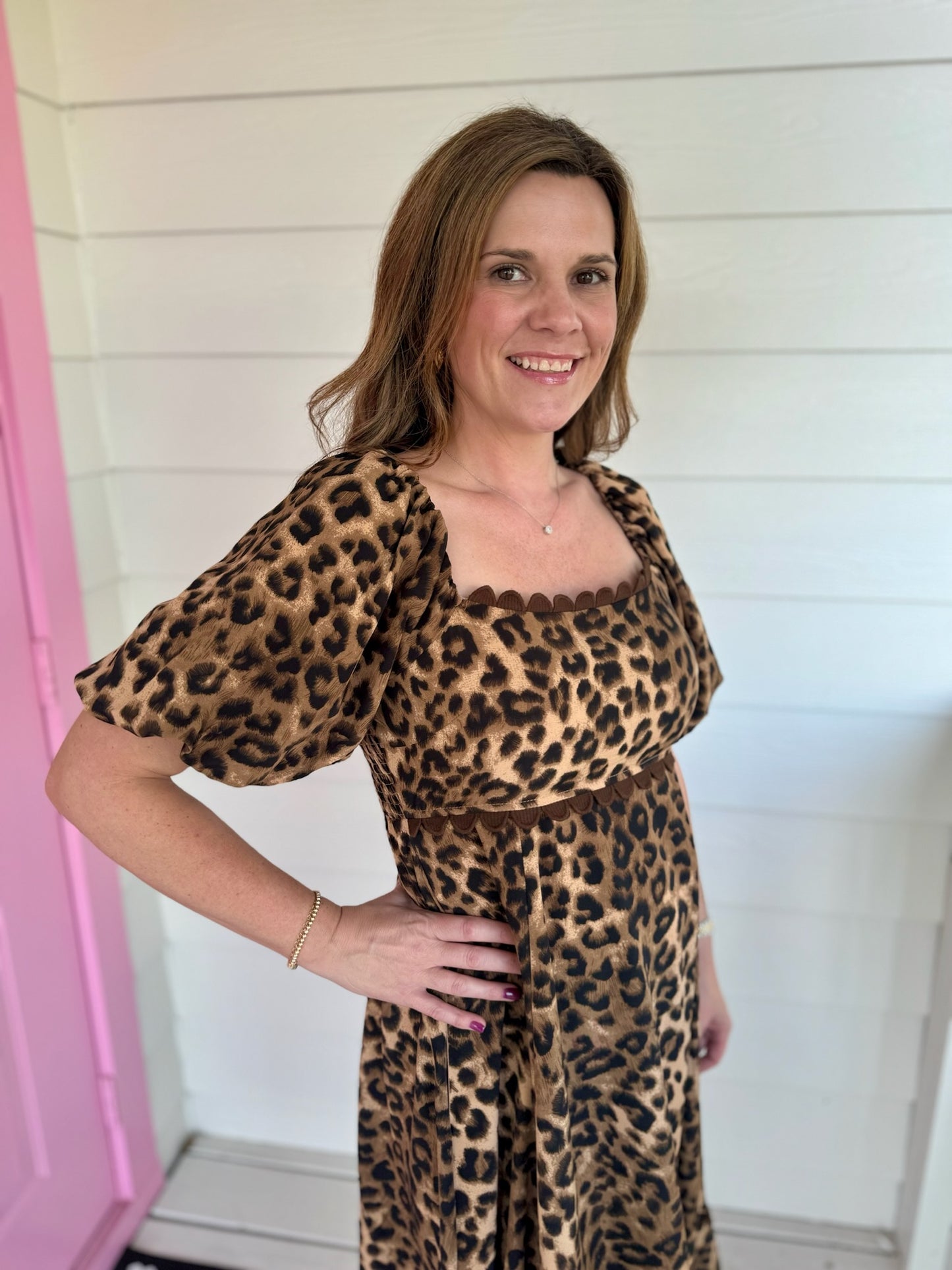 Leopard Midi Dress