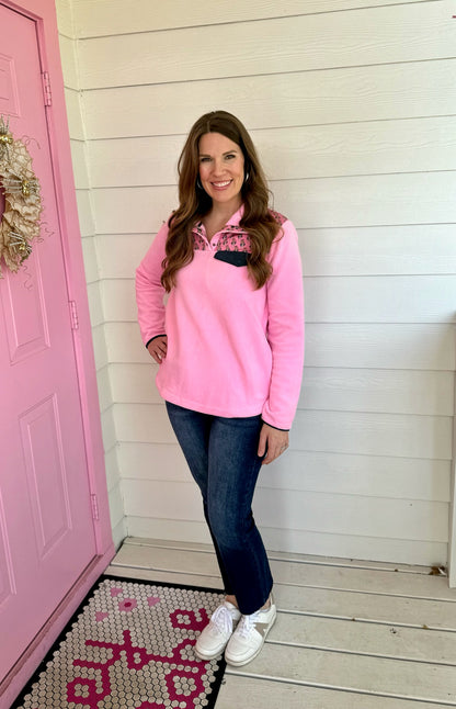 Pink Poppy Pullover