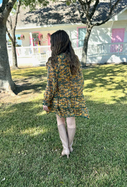 Karsyn Floral Dress Green