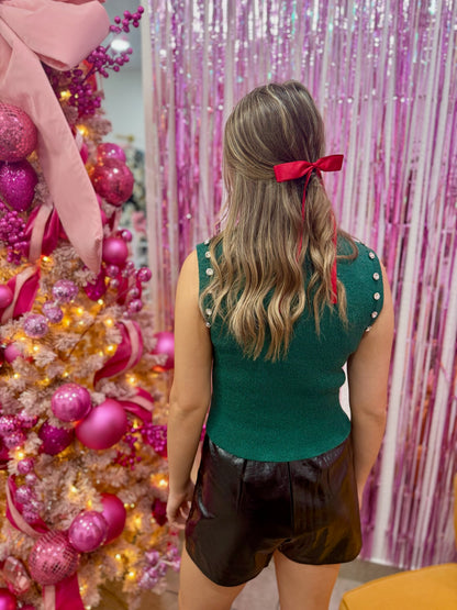 Bejeweled Sweater Vest